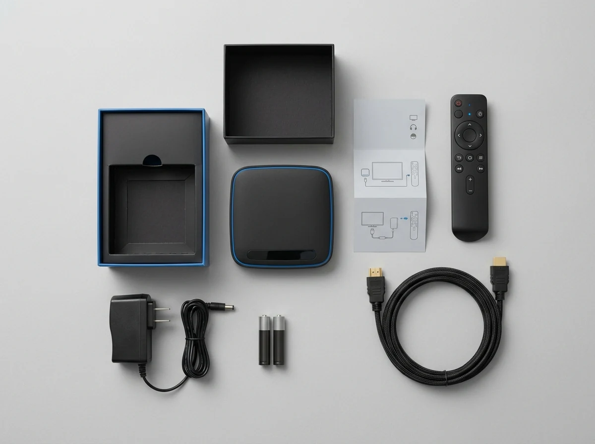 PlayVero™ 4K TV Streaming Box Official Package Contents